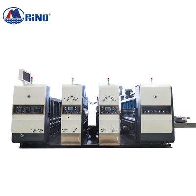 Furniture Carton Box 2 Color Flexo Printing Machine With Die Cutting