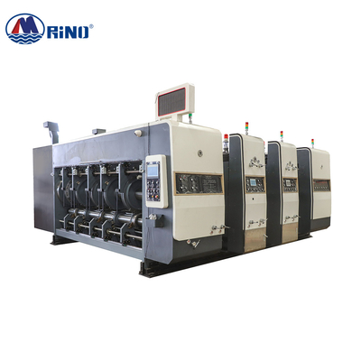 Furniture Carton Box 2 Color Flexo Printing Machine With Die Cutting
