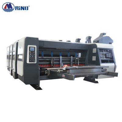 Furniture Carton Box 2 Color Flexo Printing Machine With Die Cutting