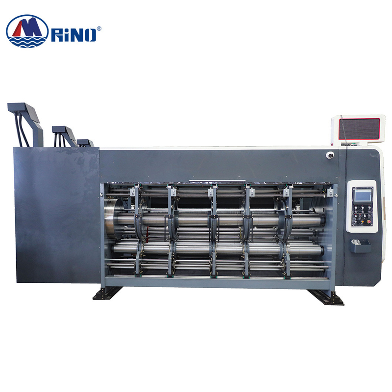 Furniture Carton Box 2 Color Flexo Printing Machine With Die Cutting