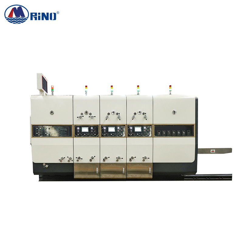 Corrugated Board Paper 3 Color Flexo Printing Machine Lead Edge Feeding